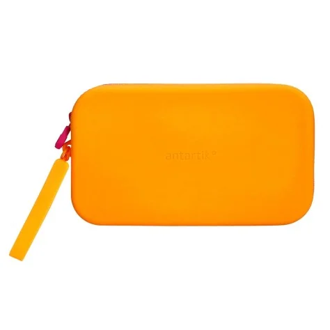 Estojo Antartik Tropical Dive Silicone Soft Retangular 190x120x25mm Laranja