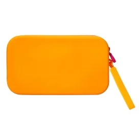 Estojo Antartik Tropical Dive Silicone Soft Retangular 190x120x25mm Laranja