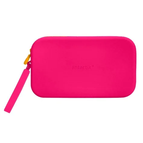 Estojo Antartik Tropical Dive Silicone Soft Retangular 190x120x25mm Rosa Fucsia