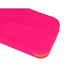 Estojo Antartik Tropical Dive Silicone Soft Retangular 190x120x25mm Rosa Fucsia