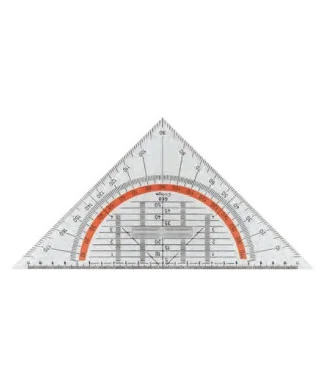 Esquadro Geométrico Rotring c/ Pega 16cms S0903940