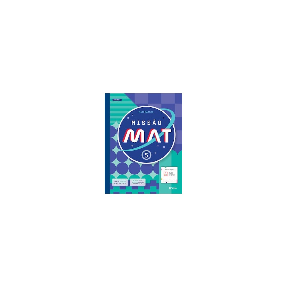 9789724756837 - Missão Mat 5 - Matemática - Manual do Aluno
