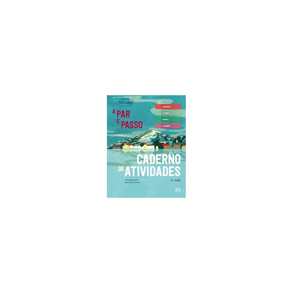 9789892352824 - A par e passo 8 - Português - Caderno de Atividades