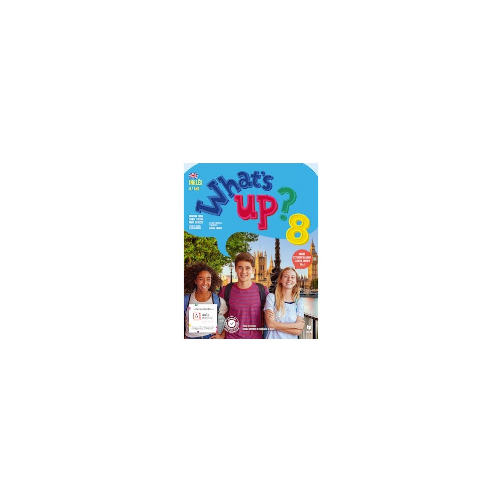 9789724756691 - What's up? 8 - Inglês - Manual do Aluno