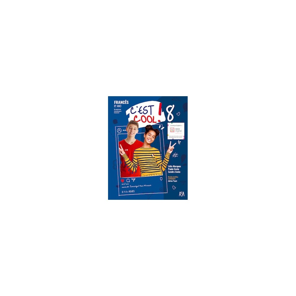 9789892352848 - C'est cool! 8 - Francês - Manual do Aluno
