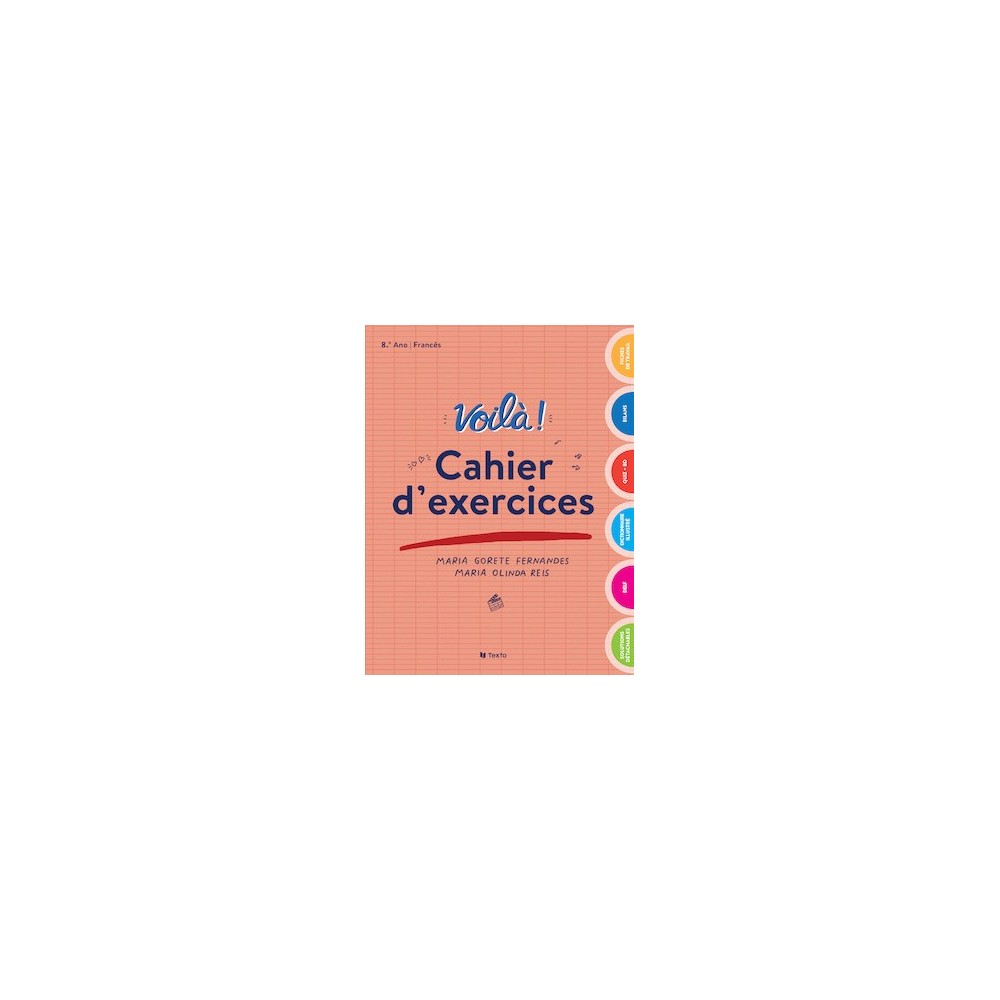9789724756677 - Voilà! 8 - Francês - Caderno de Atividades