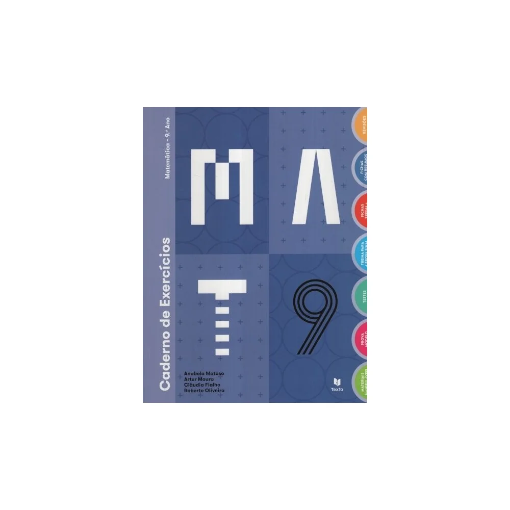 9789724758640 - MAT 9 Matemática - Caderno de Atividades