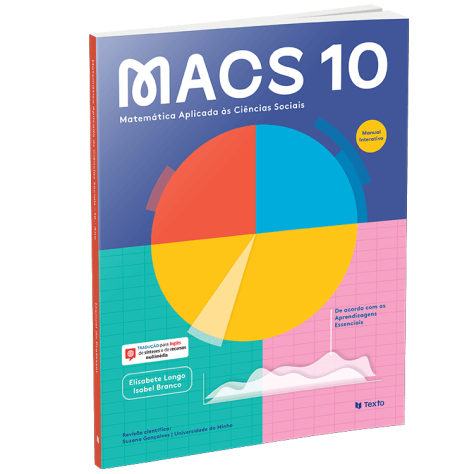 9789724758923 - MACS 10 - Matemática Aplicada às Ciências Sociais - Manual do Aluno 9789724758923 - MACS 10 - Matemática Aplicada às Ciências Sociais - Manual do Aluno