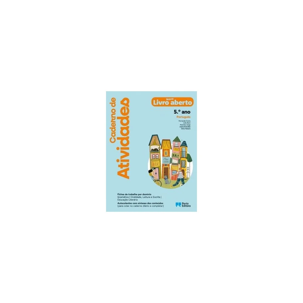 9789720200198 - Novo Livro aberto 5 - Português - Caderno de Atividades
