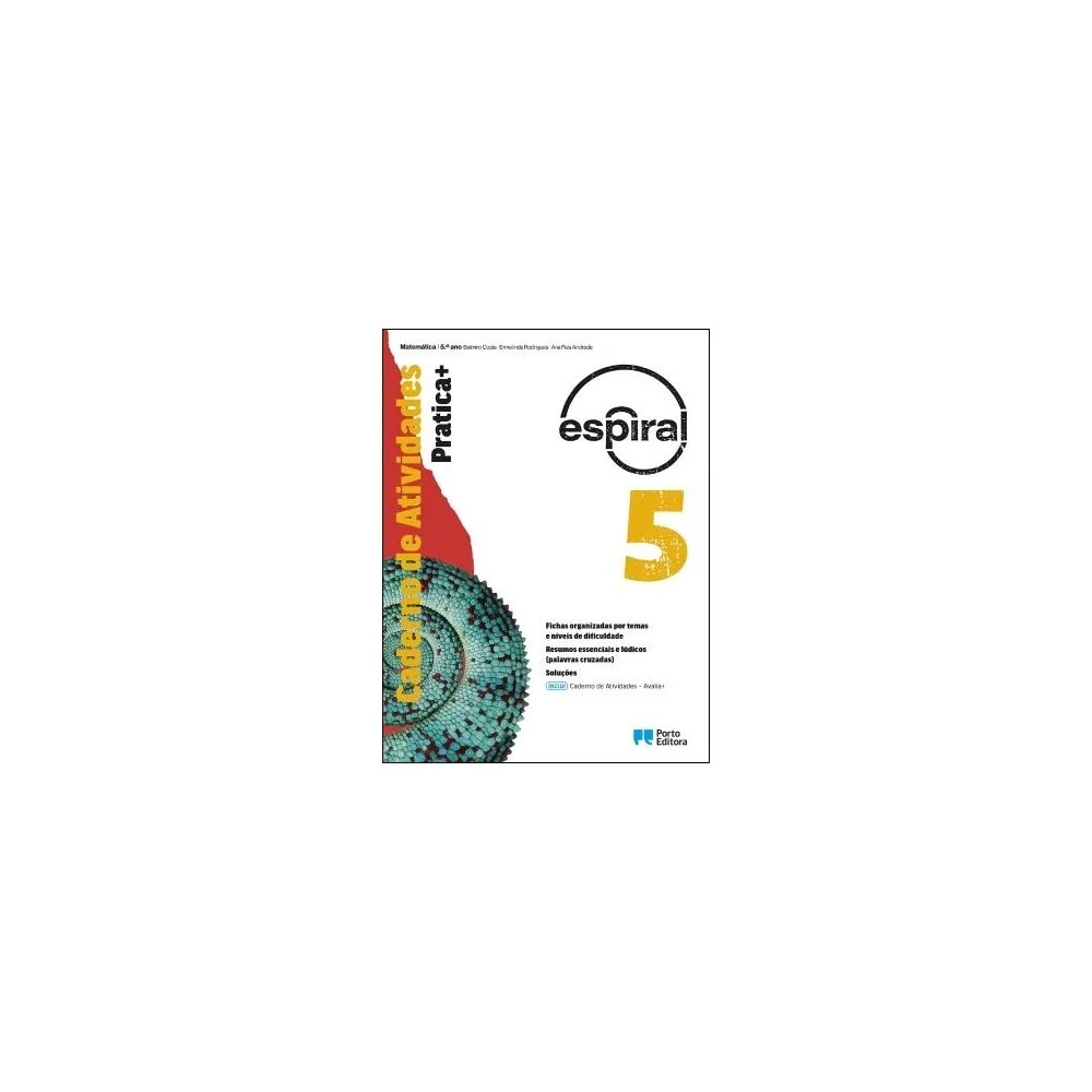 9789720205926 - Espiral 5 - Matemática - Caderno de Atividades