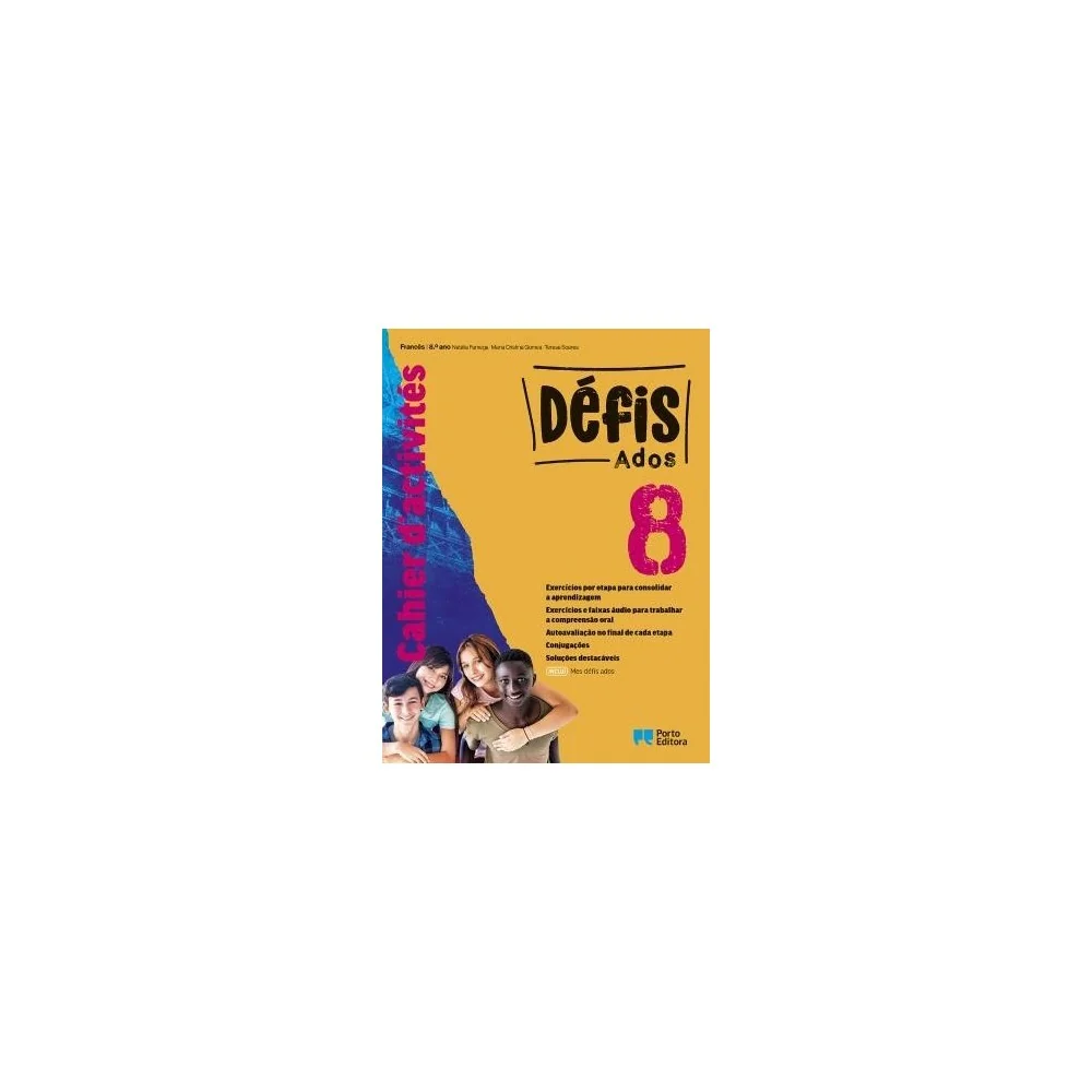 9789720318206 - Défis Ados 8 - Cahier d'activités / Mes défis ados - Francês - Caderno de Atividades