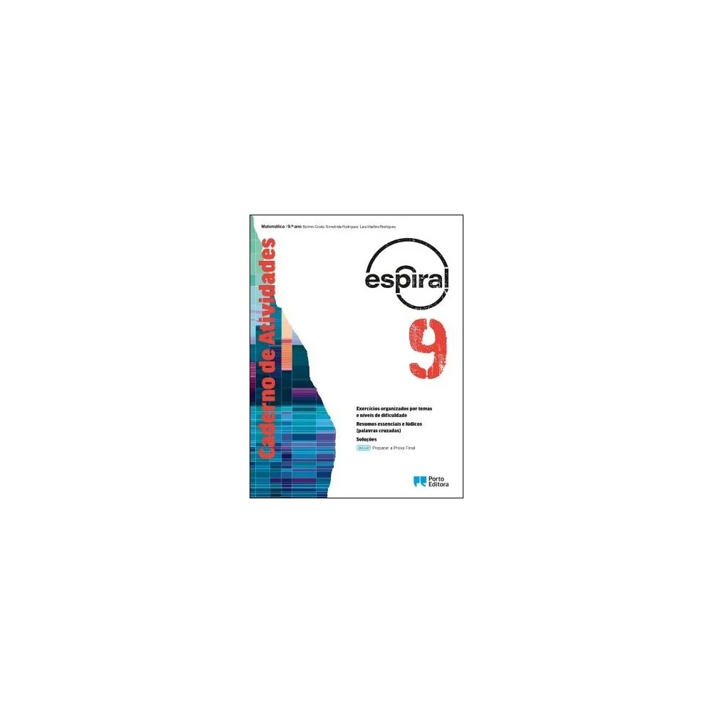 9789720327499 - Espiral 9 - Matemática - Caderno de Atividades/Preparar a Prova Final