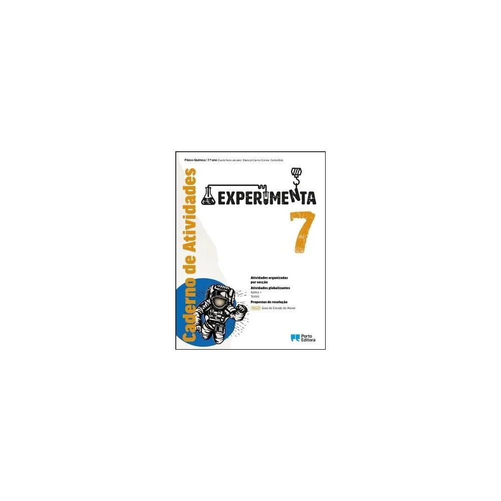 9789720328038 - Experimenta 7 - Físico-Química - Caderno de Atividades