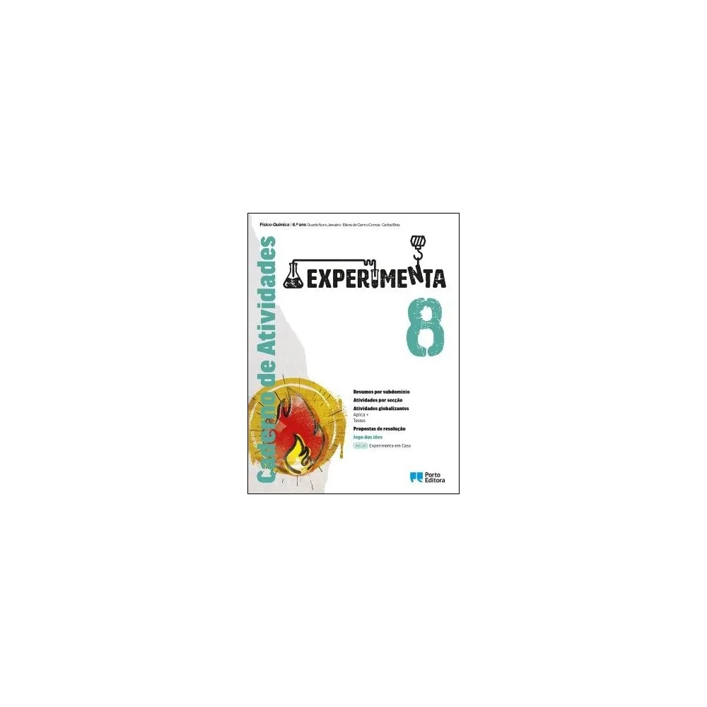 9789720328083 - Experimenta 8 - Físico-Química - Caderno de Atividades