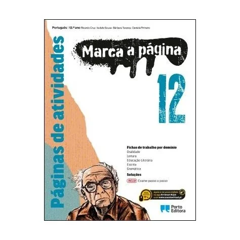9789720401533 - Marca a página 12 - Português - Páginas de atividades/Exame passo a passo - Caderno de Atividades
