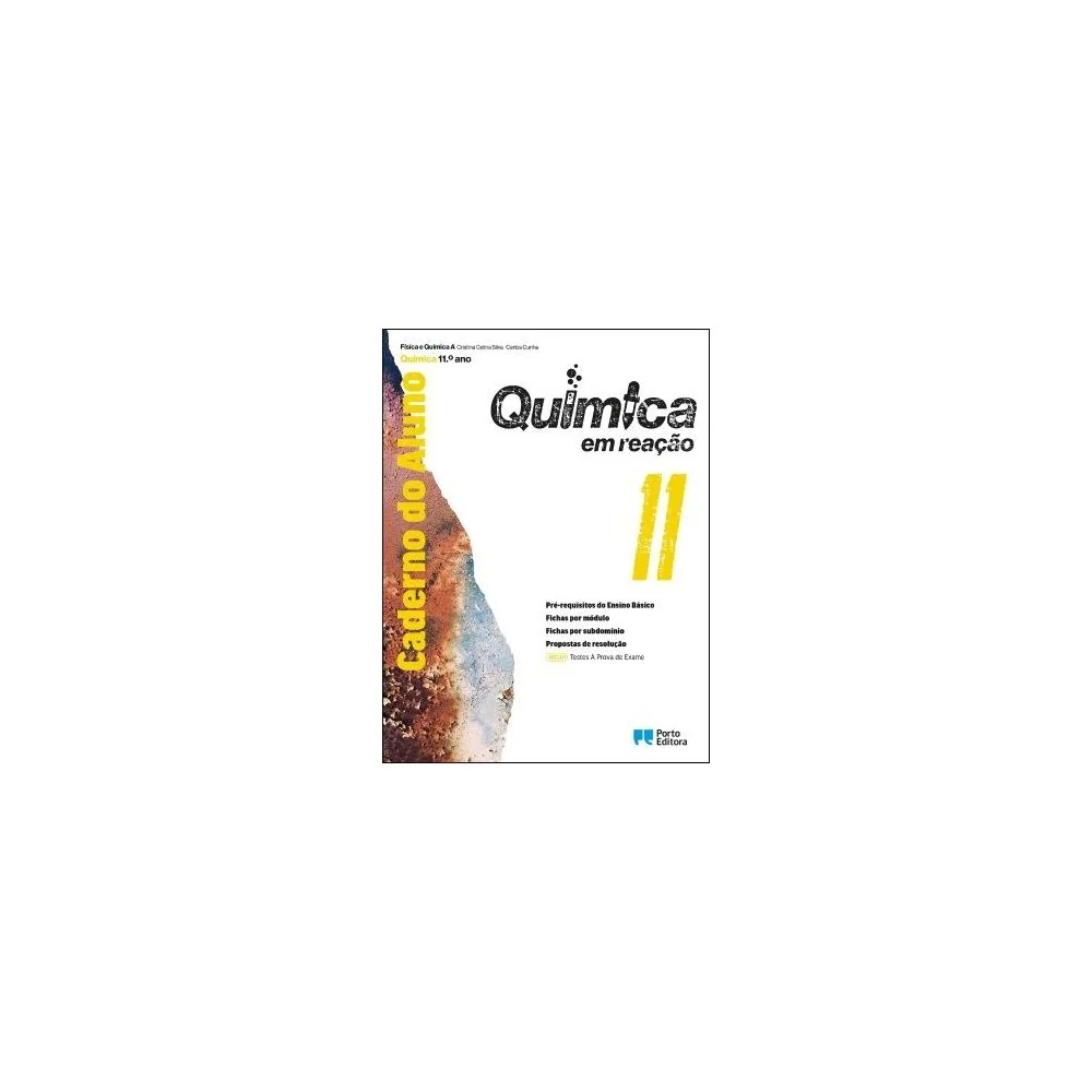 9789720423597 - Química em Reação 11 - Caderno do Aluno/Testes À Prova de Exame - Química A - Caderno de Atividades