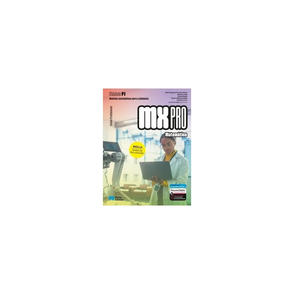 9789720444400 - MX PRO - Matemática - Módulo P1 + P2 - Ensino Profissional