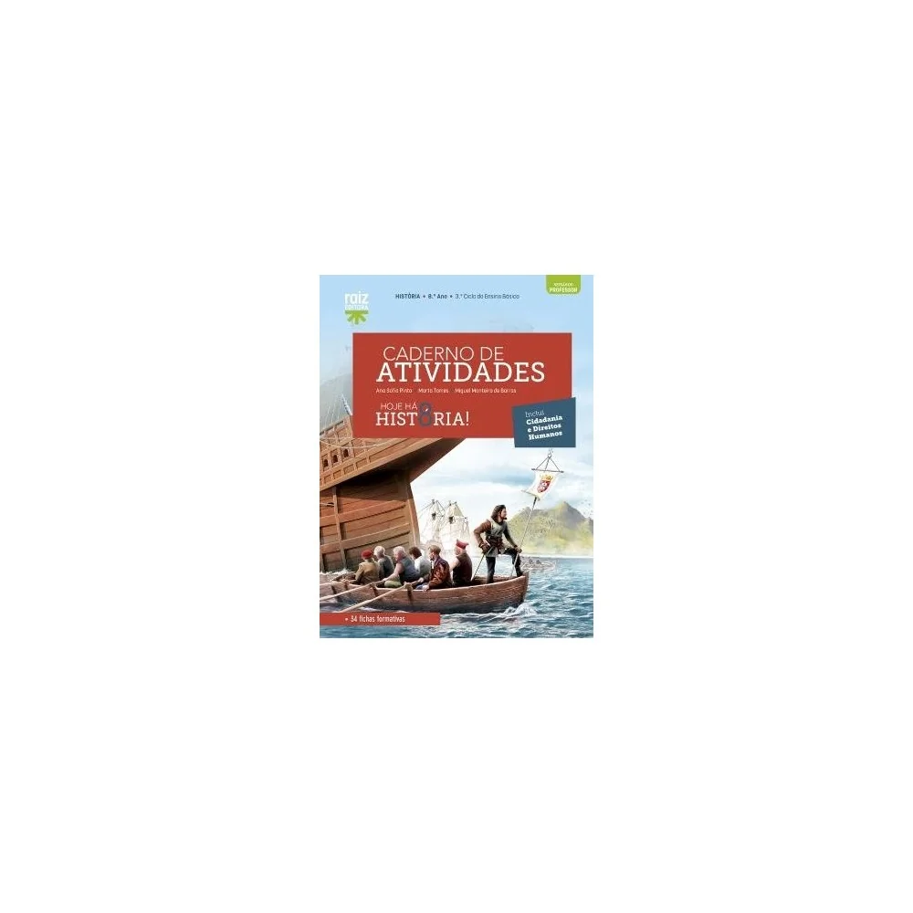 9789897445040 - Hoje há História! 8 - Cidadania e Direitos HumAnos/Caderno de Atividades
