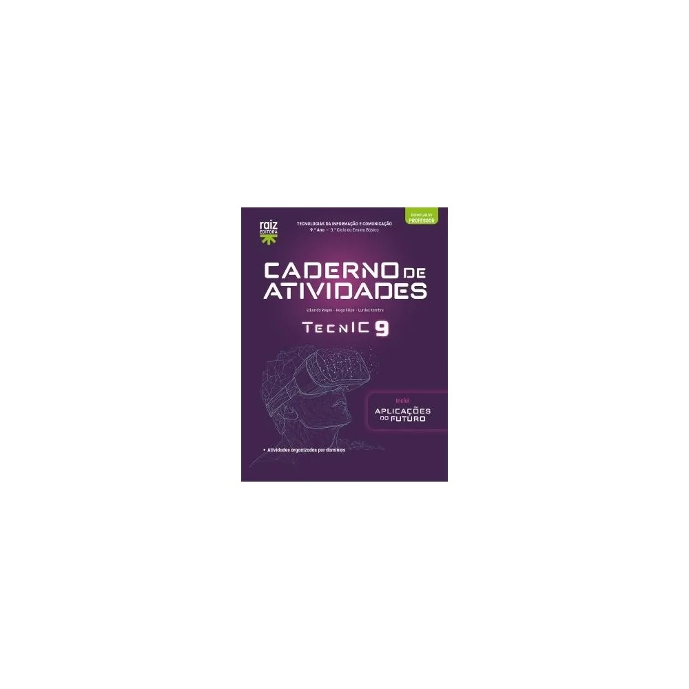 9789897445453 - TecnIC 9 - TIC - Caderno de Atividades /Aplicações do Futuro