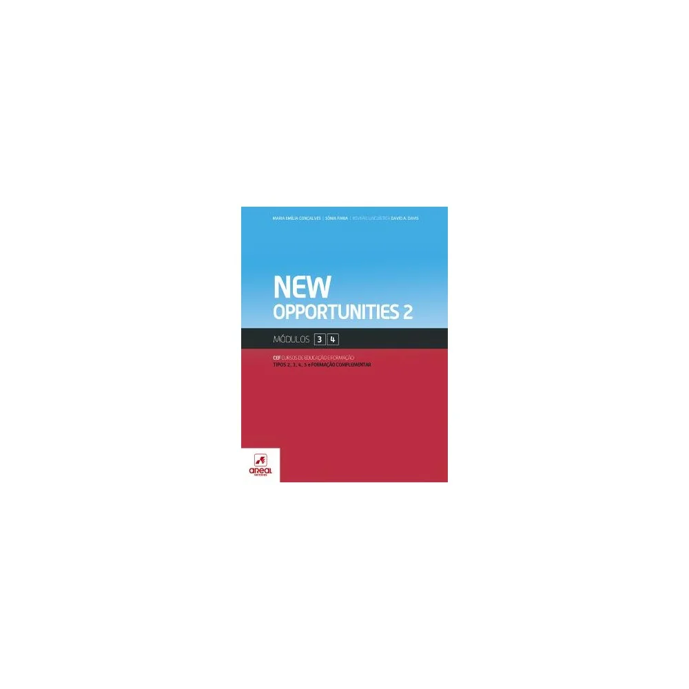 9789896470258 - New Opportunities 2 - Inglês - Módulos 3 e 4 - Cursos de Educação e Formação