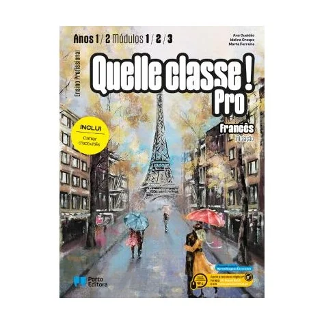 9789720440549 - Quelle classe ! Pro - Francês - Iniciação - Módulos 1 9789720440549 - Quelle classe ! Pro - Francês - Iniciação - Módulos 1