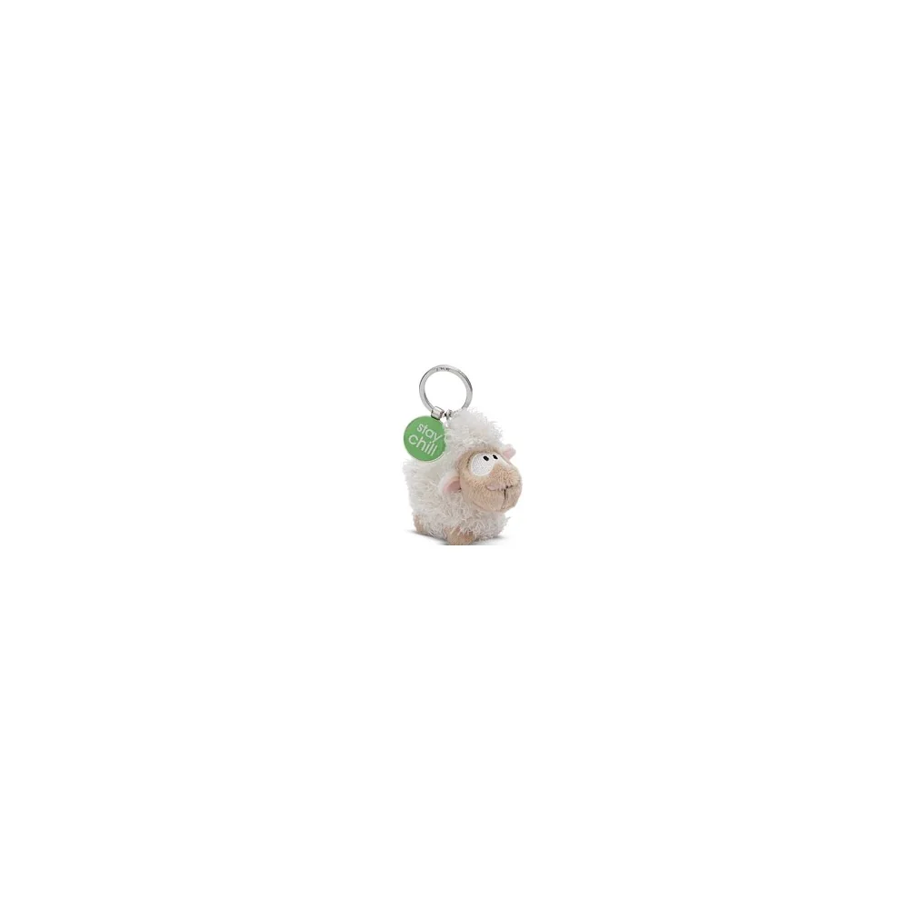 Porta-Chaves Ovelha Branca Wooly Gang 2 Nici 7cm