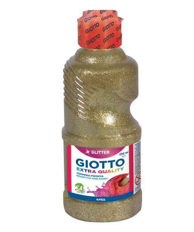 Frasco Guache Glitter Giotto 250 ml 531201 Ouro