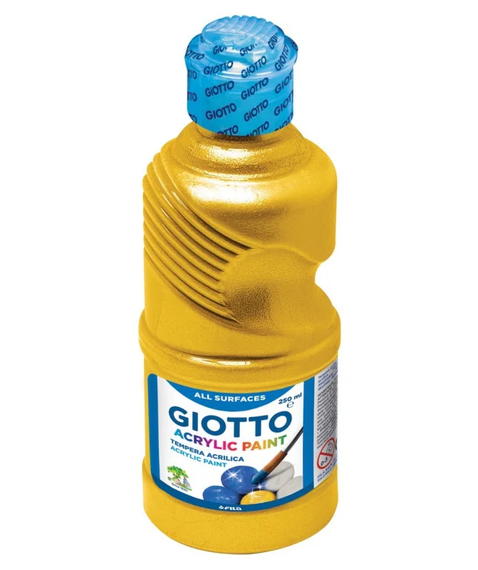 Frasco Guache Acrílico Giotto 250 ml 533800 Dourado