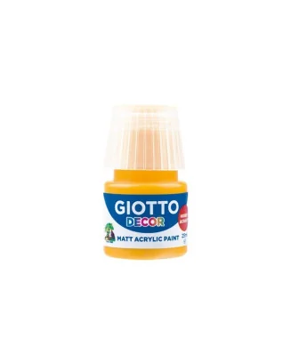 Frasco Guache Acrílico Giotto Decor 25 ml 538104 Amarelo Escuro