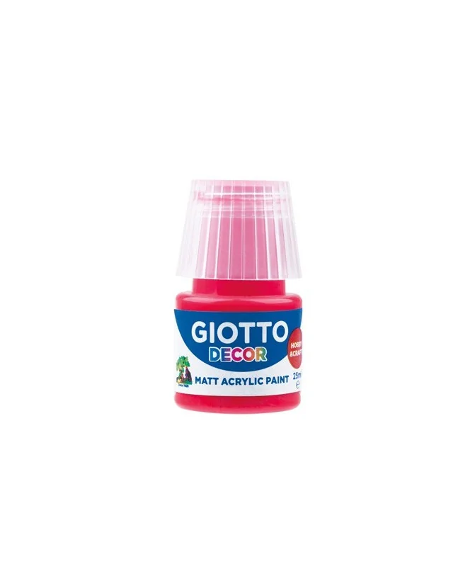 Frasco Guache Acrílico Giotto Decor 25 ml 538107 Vermelhão