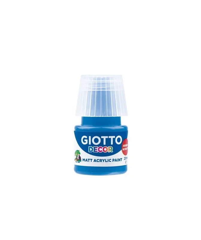 Frasco Guache Acrílico Giotto Decor 25 ml 538116 Azul Cobalto