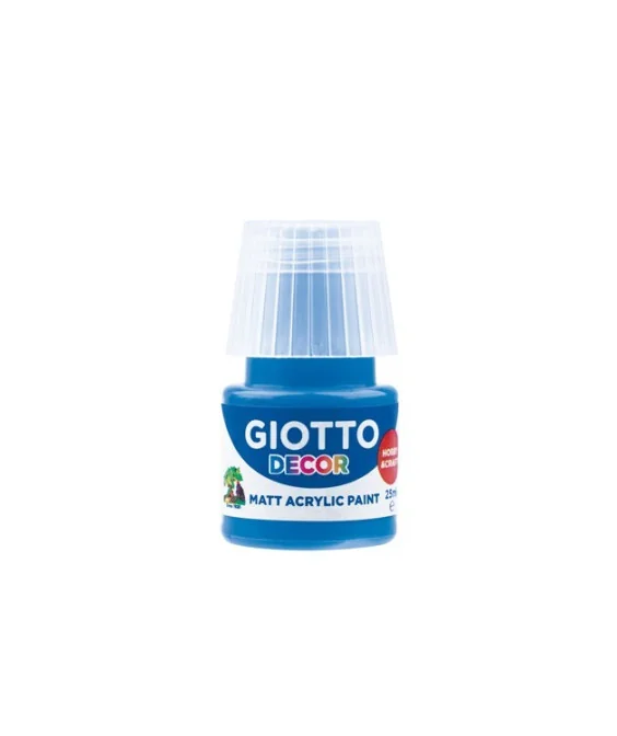 Frasco Guache Acrílico Giotto Decor 25 ml 538116 Azul Cobalto