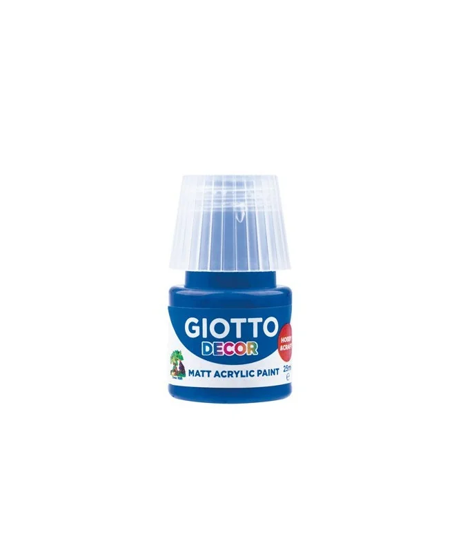 Frasco Guache Acrílico Giotto Decor 25 ml 538117 Azul Ultramar