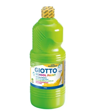 Frasco Guache Escolar Giotto 1000 ml 535511 Verde Claro