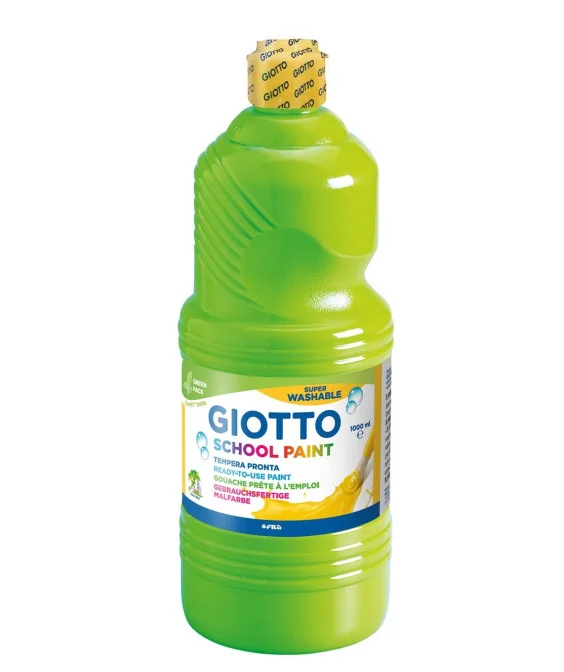 Frasco Guache Escolar Giotto 1000 ml 535511 Verde Claro