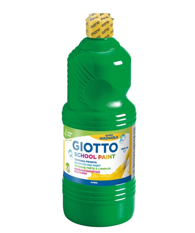 Frasco Guache Escolar Giotto 1000 ml 535512 Verde