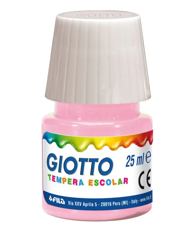 Frasco Guache Escolar Giotto 25 ml 356906 Rosa