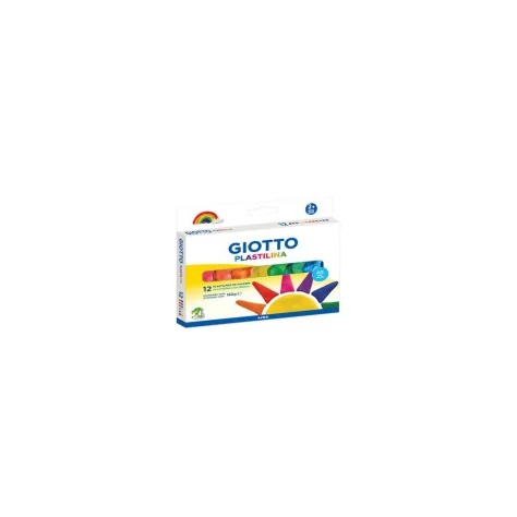 Plasticina 12 Cores Giotto 12x15gr Plasticina 12 Cores Giotto 12x15gr