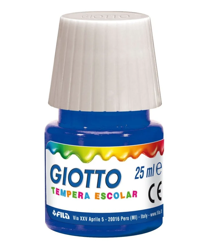 Frasco Guache Escolar Giotto 25 ml 356917 Azul Ultramar