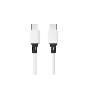 Cabo USb-C a USB-C Q-Connect PVC 2M Branco