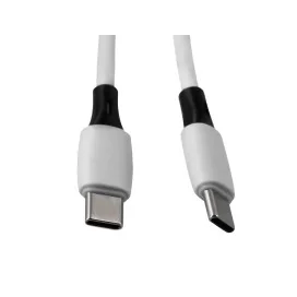 Cabo USb-C a USB-C Q-Connect PVC 2M Branco