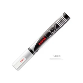 Marcador Giz UNI PWE-5M 1,8-2,5mm Branco