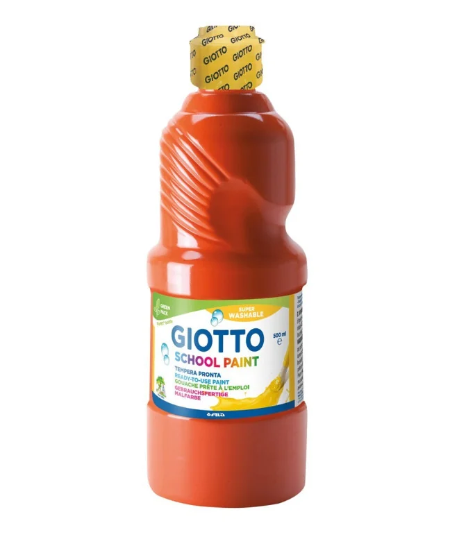 Frasco Guache Escolar Giotto 500 ml 535308 Vermelho Escarlate