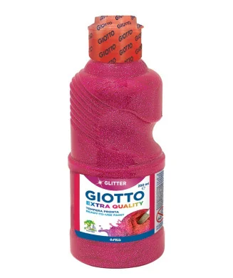 Frasco Guache Glitter Giotto 250 ml 531203 Magenta