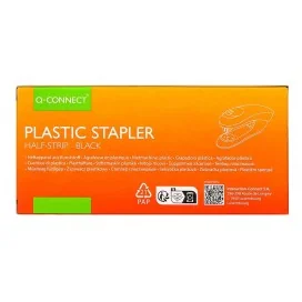 Agrafador Q-Connect KF14204 Plástico ABS 20fls Preto