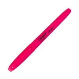 Caneta Marcador Sublinhador Fluorescente Campus University Neon Rosa