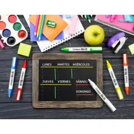 Marcador de Giz Líquido Campus Chalk Branco