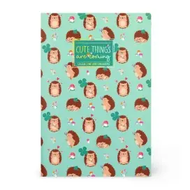 Caderno Agrafado A6 Pautado Notebook Hedgehog Legami
