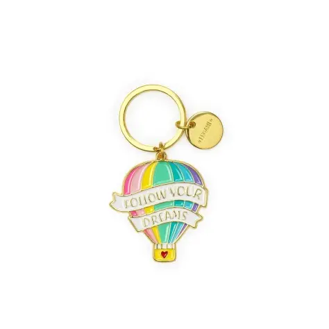 Porta-Chaves Esmalte - What a Key Ring - Balão de Ar Quente