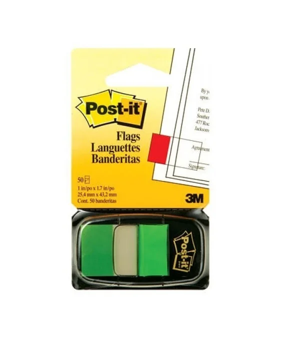 Index Post-it c/ Dispensador 680-3 Verde